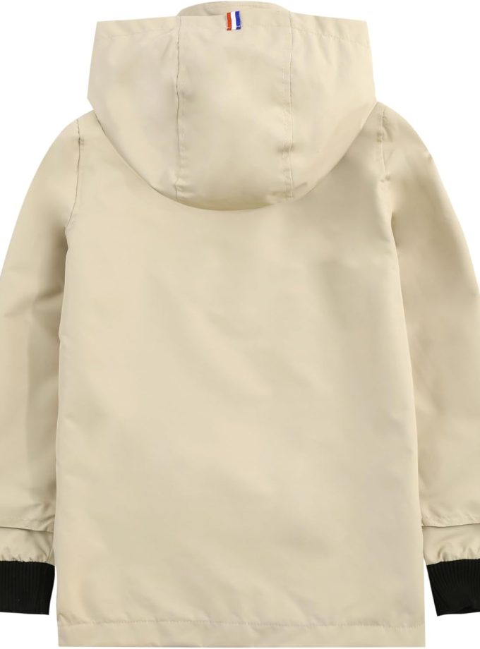 Boys Girls Waterproof Hooded Jackets Cotton Lined Rain Jackets