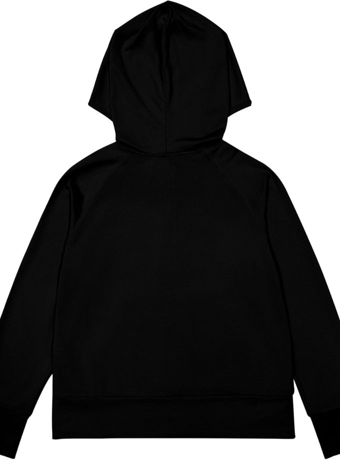 Kids Boys Girls Lightweight Active Athletic Jacket Hoodie Half-Zip Sun Protection Shirt with Thumbhole 4-13Y