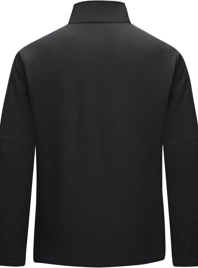 33,000ft Men's Lightweight Softshell Jacket Warm Fleece Lined Windbreaker Waterproof Soft Shell for Outdoor Hiking