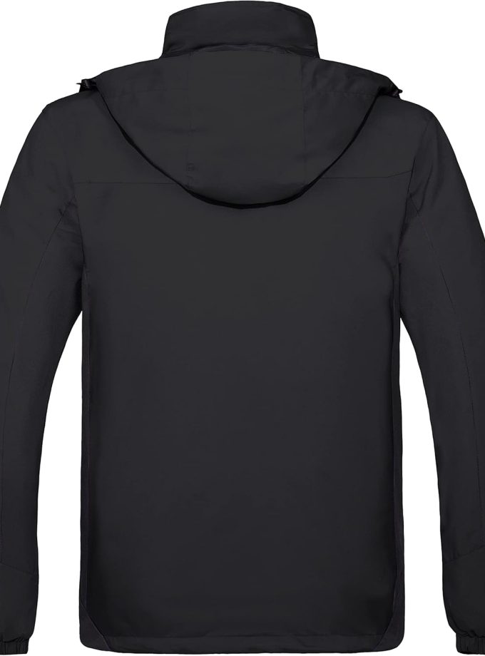 Men's 3 in 1 Waterproof Ski Jacket Warm Winter Snow Coat Puffer Rain Jacket