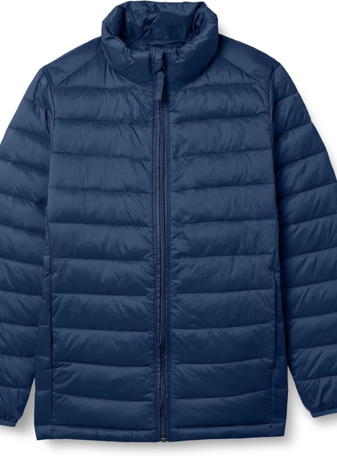 Boys and Toddlers' Lightweight Water-Resistant Packable Puffer Jacket