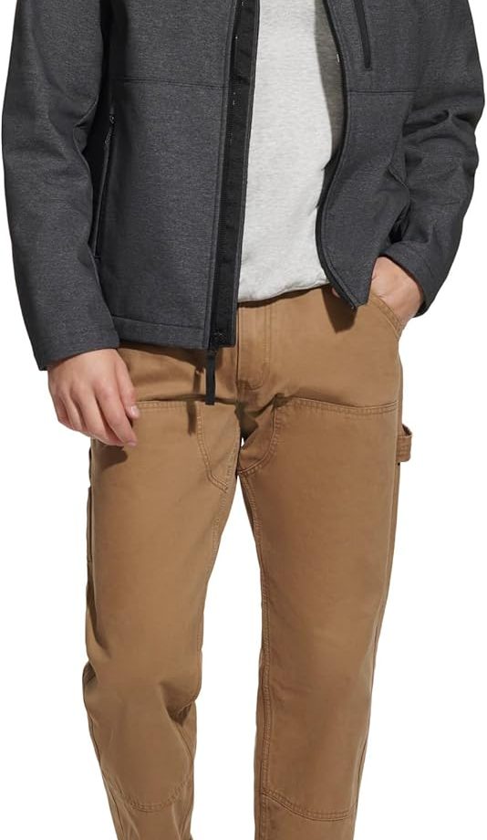 mens Men's Stand Collar Softshell Jacket