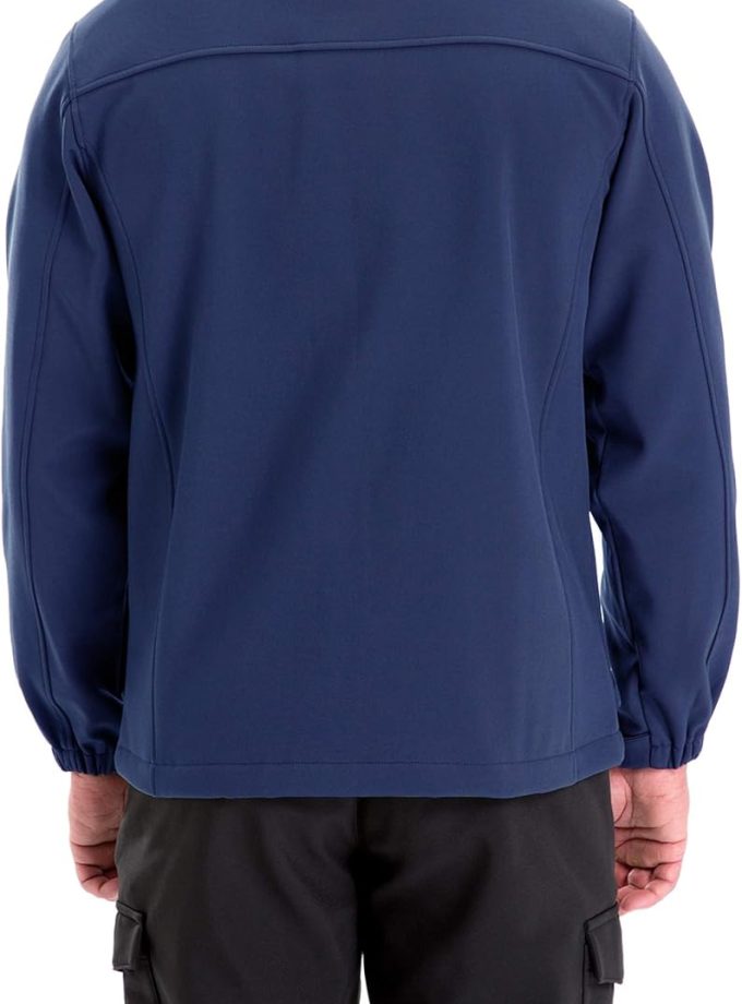 Men's Softshell Jacket Fleece Lined Windbreaker,Lightweight Water Resistant Winter Coat