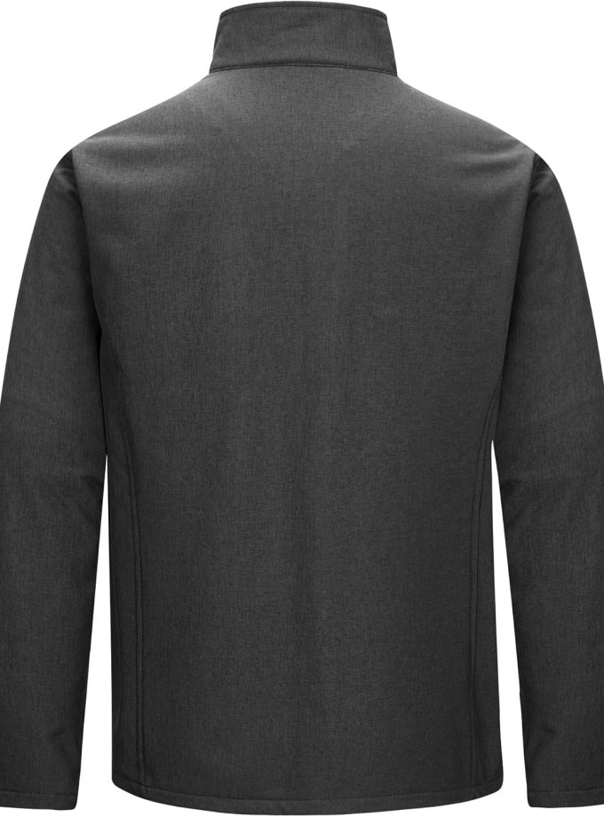 Men's Lightweight Softshell Jacket Warm Fleece Lined Windbreaker Waterproof Soft Shell for Outdoor Hiking